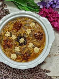 عکسی از دستور آش رشته گوجهفرنگی