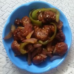 A picture of Soya chilli.