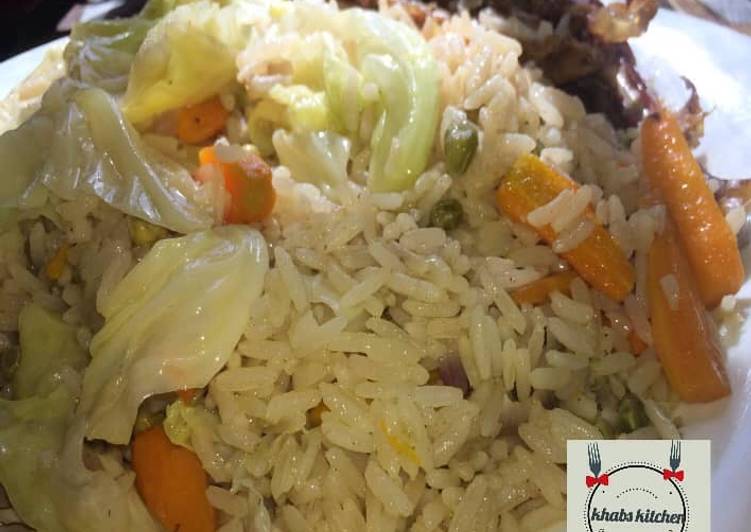 Recipe of Homemade White jallof rice 😍recipe