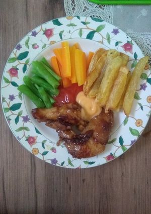 Foto resep Simpel Chicken Steak