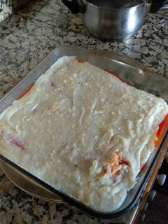 Una foto de Canelones de jamón York y atún