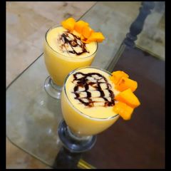 A picture of Mango shake.