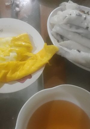Hình của món Bánh cuốn tại nhà rất ngon.