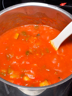 Una foto de Salsa pisto