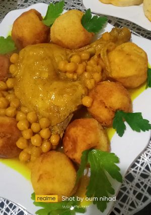 صورة لوصفة طاجين خوخ العاصمي