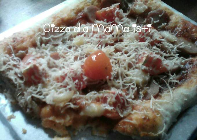 Resep Pizza Enak Sederhana Oleh Isti Komaria   Cookpad