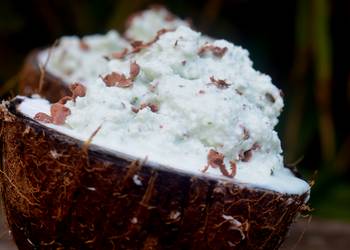 Update, Cooking Recipe Vegan Mint and Coconut Ice Cream Savory Delicious Update, Cooking Recipe Vegan Mint and Coconut Ice Cream Savory Delicious