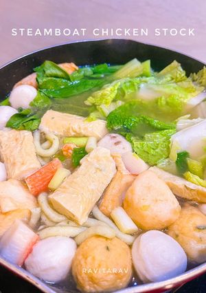 Foto resep Steamboat chicken stock