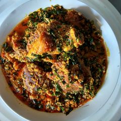 A picture of Egusi soup.