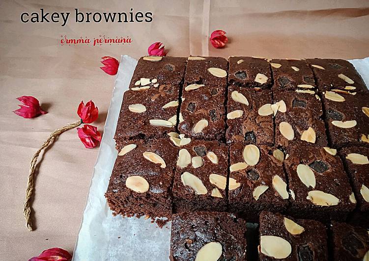 Cakey brownies