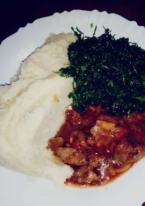 A picture of Meat stew.