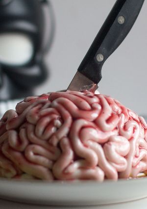 Una foto de Tarta cerebro para Halloween con Thermomix