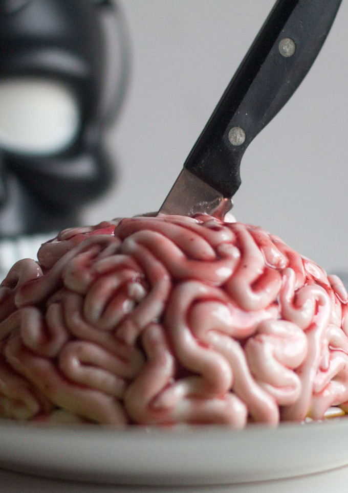 Una foto de Tarta cerebro para Halloween con Thermomix