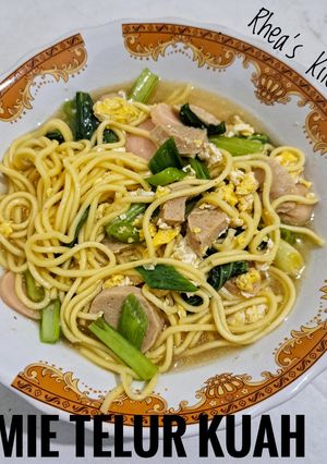 Foto resep Mie Telur Kuah