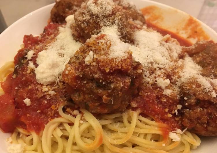 Steps to Prepare Homemade Authentic Italian Meatballs