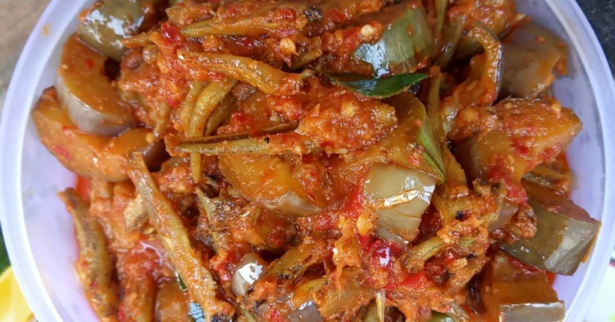 Resep Terong Balado Teri Oleh Liez Momrr Cookpad