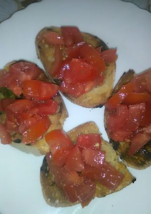 A picture of Bruschetta – So Delicious.