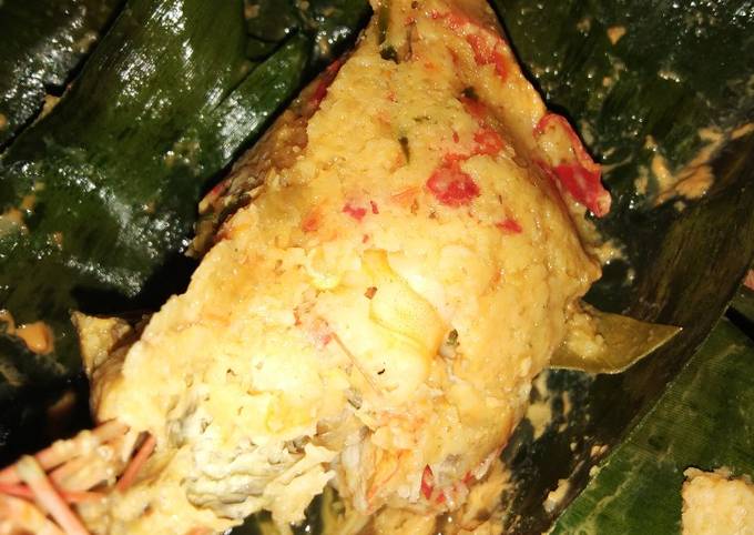 Resep Botok udang magic com Anti Gagal