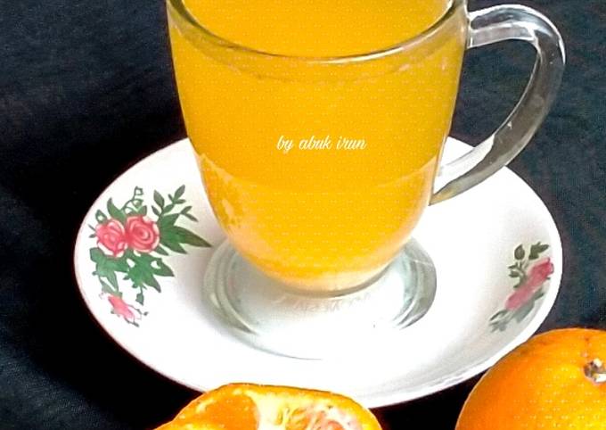 Cara Membuat Wedang Jeruk Peras Enak