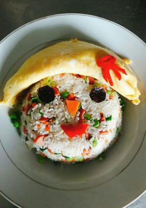 Hình của món Cơm chiên trứng.