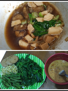 Foto resep Day 3 (pecel + tumis pokcoy putih telur)