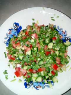 A picture of Vegetable salad.