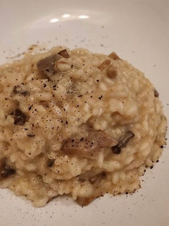 Una foto de Risotto de setas con foie