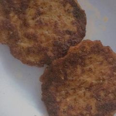A picture of Chapli Kabab.