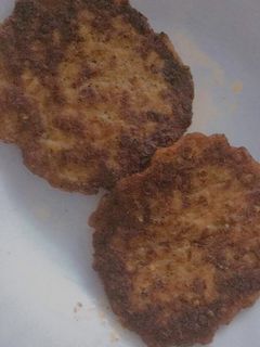 A picture of Chapli Kabab.