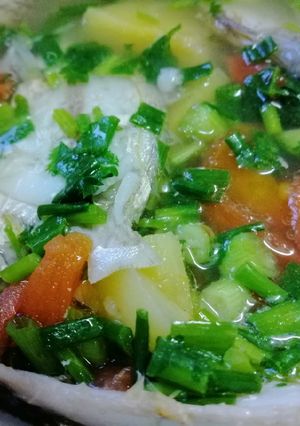 Hình của món Canh cá liệt nấu chua ngọt.