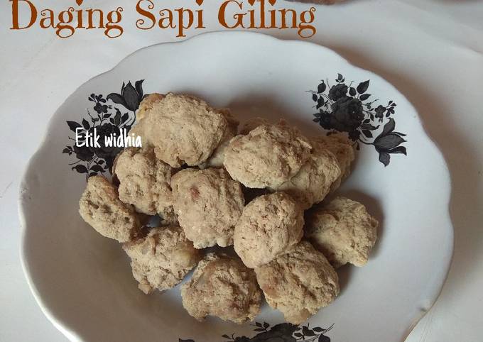 Resep Daging Sapi Giling Frozen Food Oleh Etik Widhia Cookpad