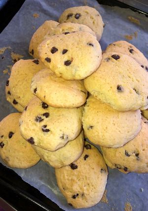 Una foto de Galletitas con chispas de chocolate 🍫