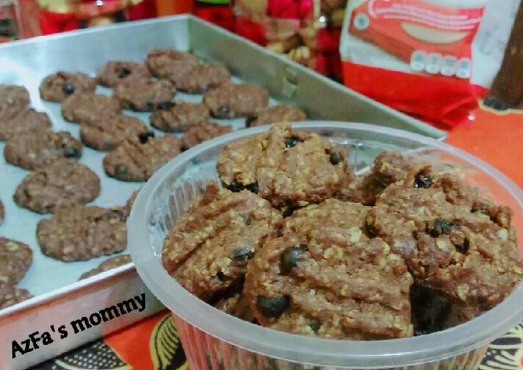 Resep Crunchy oatmeal cookies yang Menggugah Selera