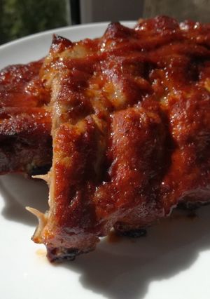 Ragacsos oldalas recept fotója