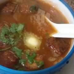 A picture of Tomato soup.