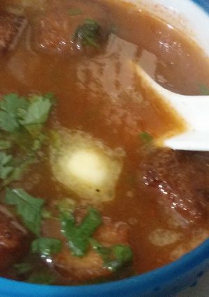 A picture of Tomato soup.