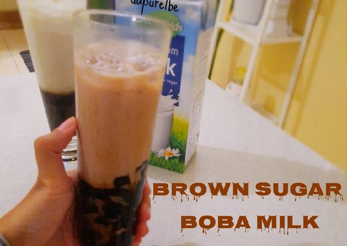 Bagaimana Membuat Brown Sugar Boba Milk #dapurelbe Anti Gagal