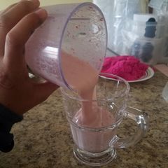 A picture of Really good smoothie.