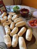 Choripanes con Pan casero