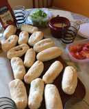 Choripanes con Pan casero