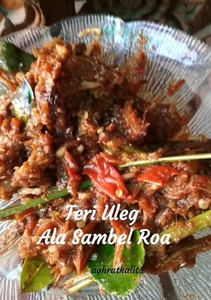 Foto resep 44. Teri Uleg Ala Sambal Roa