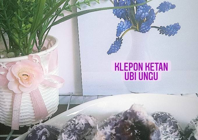 Klepon Ketan Ubi Ungu