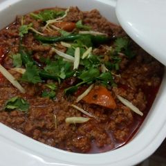 A picture of Karahi keema.