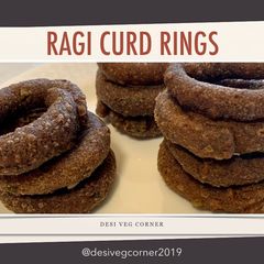 A picture of How to make Ragi Curd Rings Recipes.