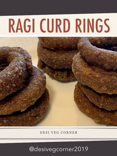 A picture of How to make Ragi Curd Rings Recipes.
