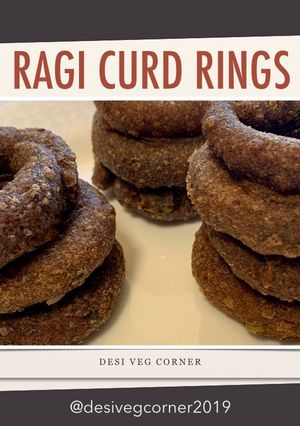 A picture of How to make Ragi Curd Rings Recipes.
