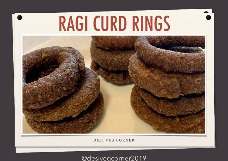Simple Way to Make Perfect How to make Ragi Curd Rings Recipes