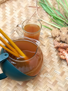 Foto resep Jamu Kunyit Asam Serai Jahe