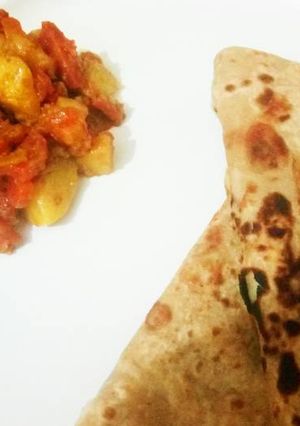 A picture of Aloo Gajar ki Sabji.