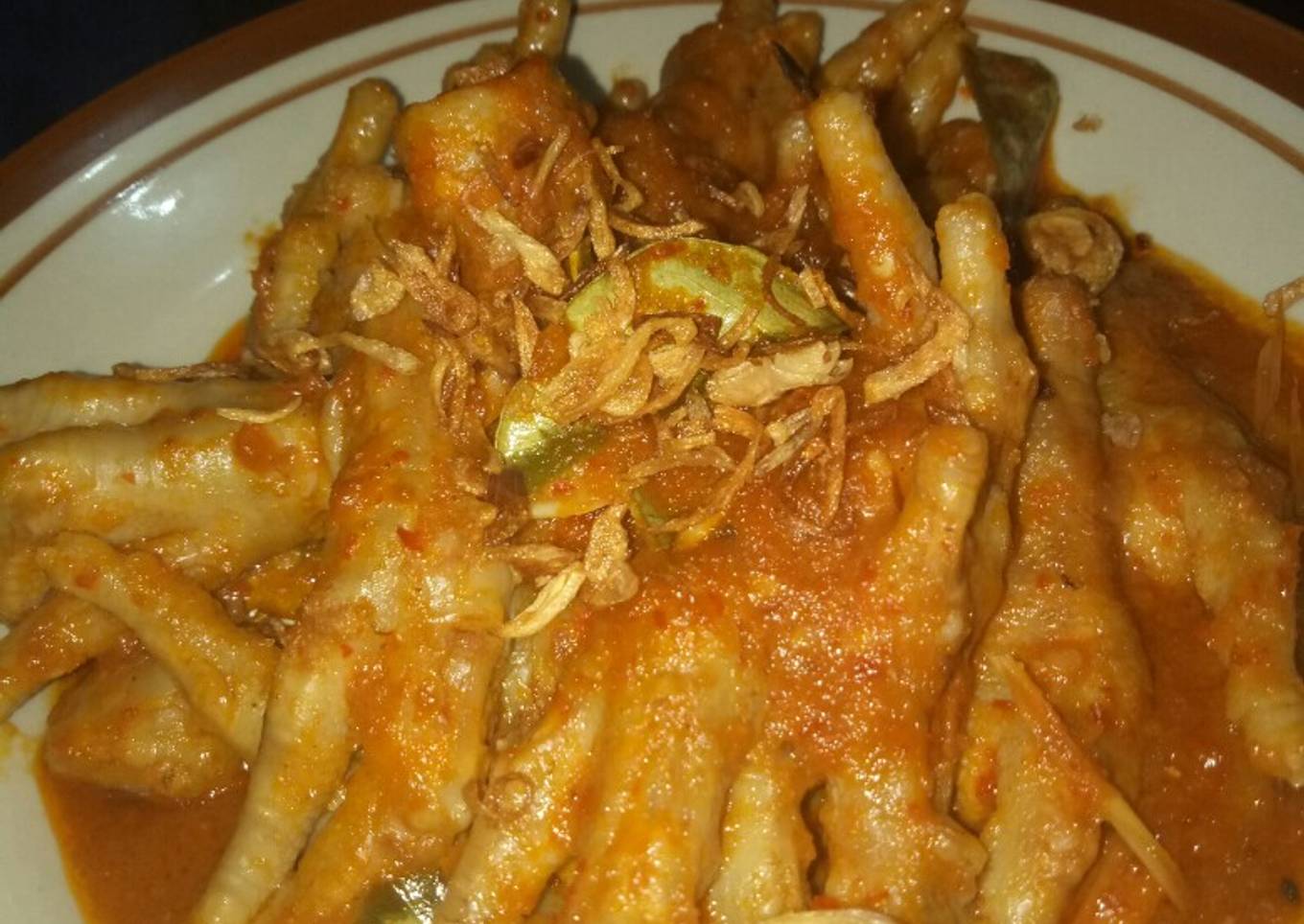 Ceker rica rica empuk